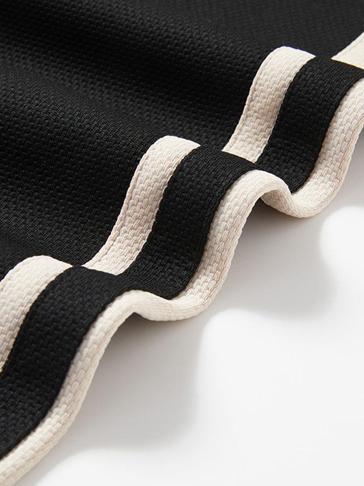 Vintage Side Stripe Loose Fit Straight Leg Pants