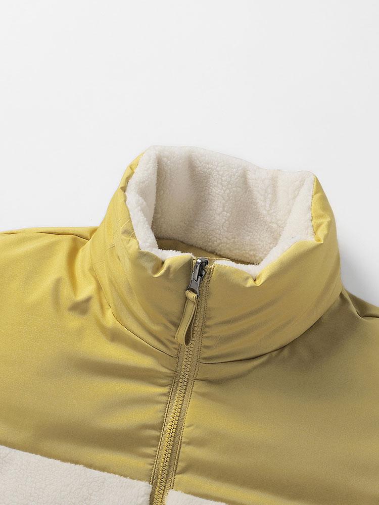Double Side Teddy Puffer Coat