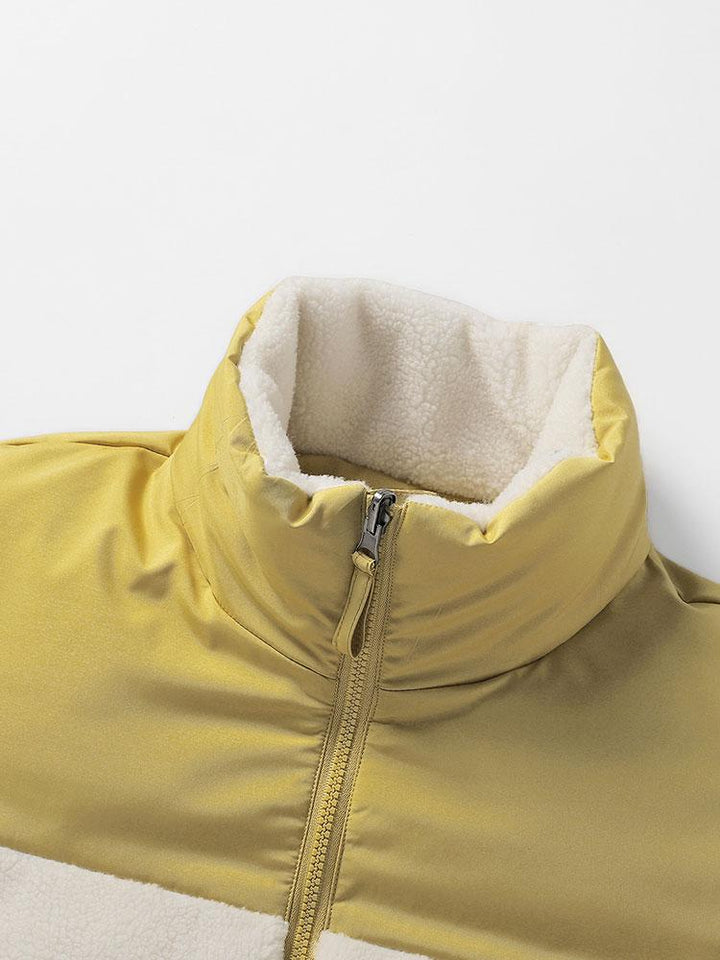 Double Side Teddy Puffer Coat