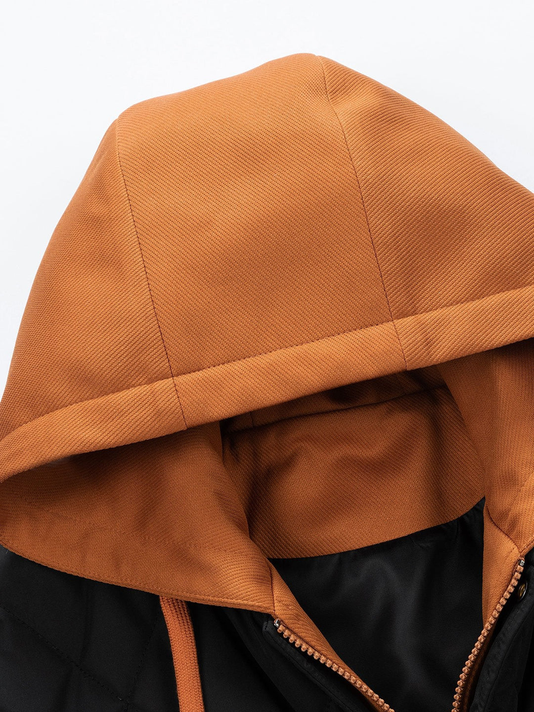 2 in 1 Quilted Hooded Baseball Jacket