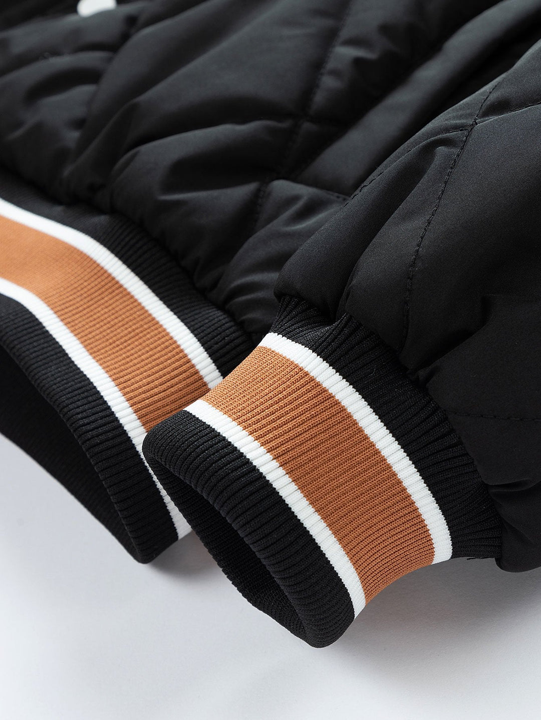 2 in 1 Quilted Hooded Baseball Jacket
