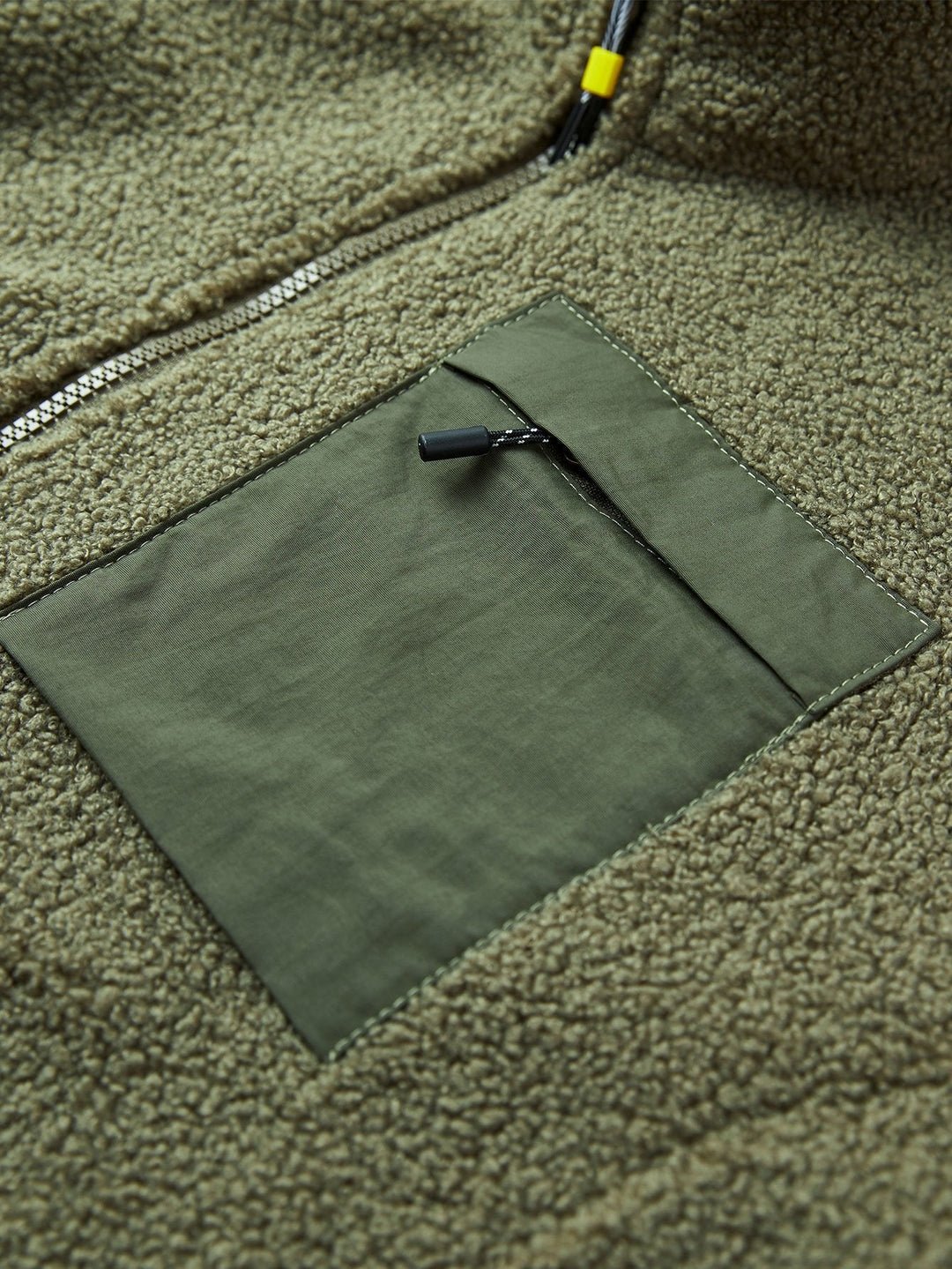 Teddy Fleece Zip Up Coat