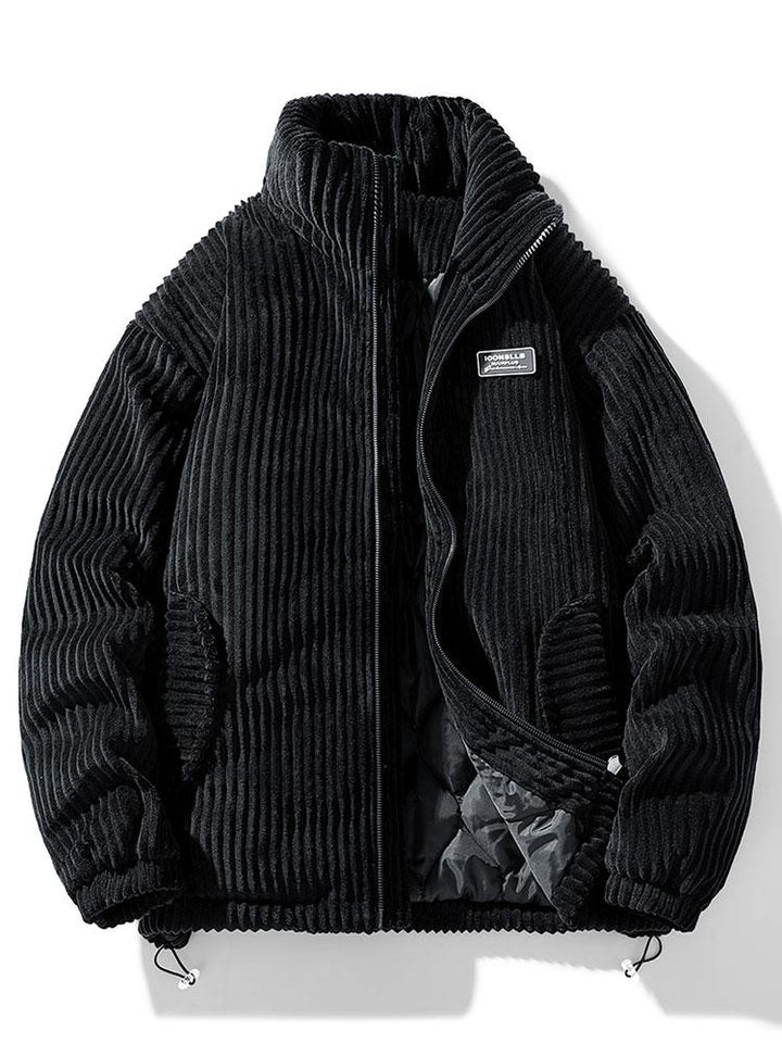 Quilted Lined Corduroy Coat