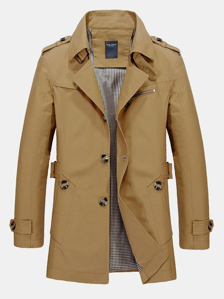 Long Line Chino Coat