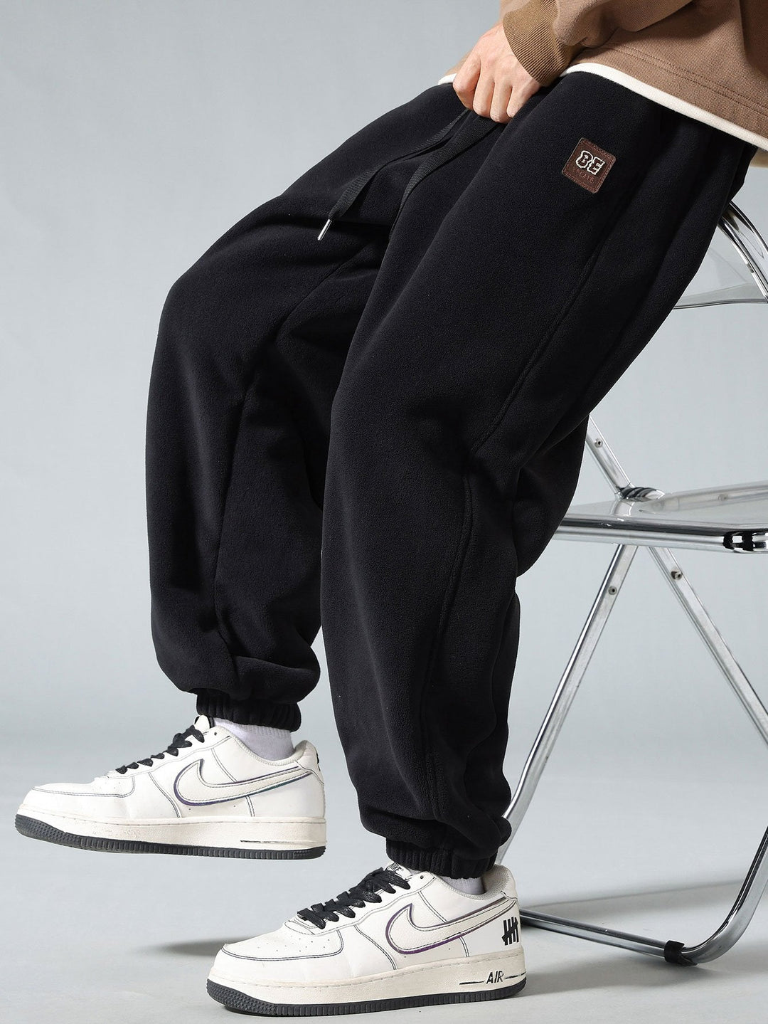 Teddy Lined Polar Fleece Jogging Pants