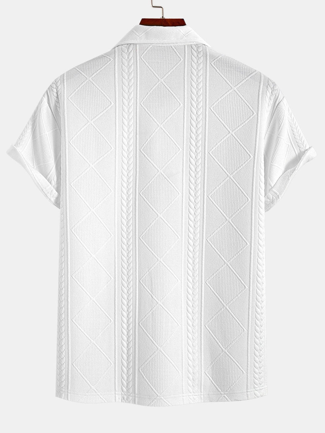 Geometric Jacquard Polo &amp; Shorts