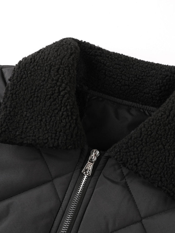 Teddy Lined Quilted Jacket