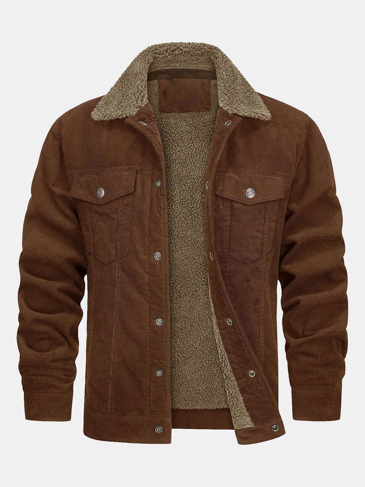 Teddy Lined Corduroy Jacket