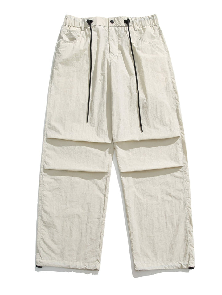 Elastic Waist Parachute Pants