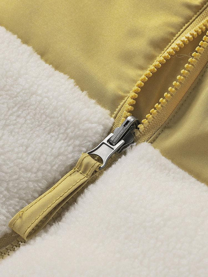 Double Side Teddy Puffer Coat