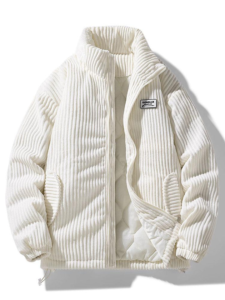 Quilted Lined Corduroy Coat