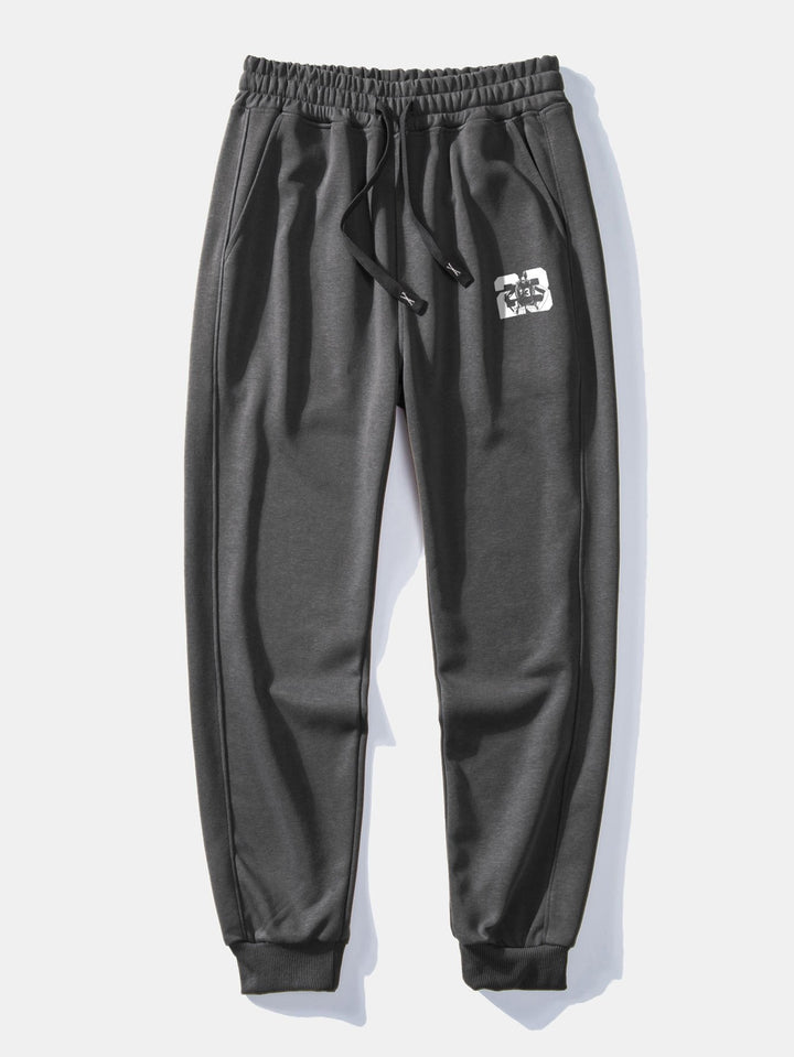 Number 23 Print Jogging Pants