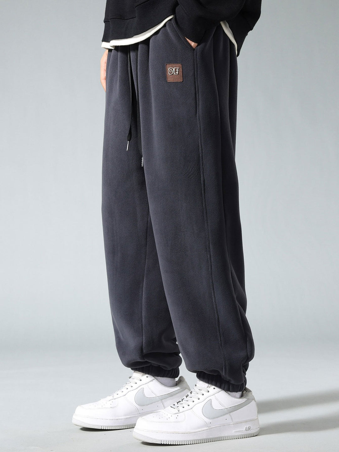Teddy Lined Polar Fleece Jogging Pants