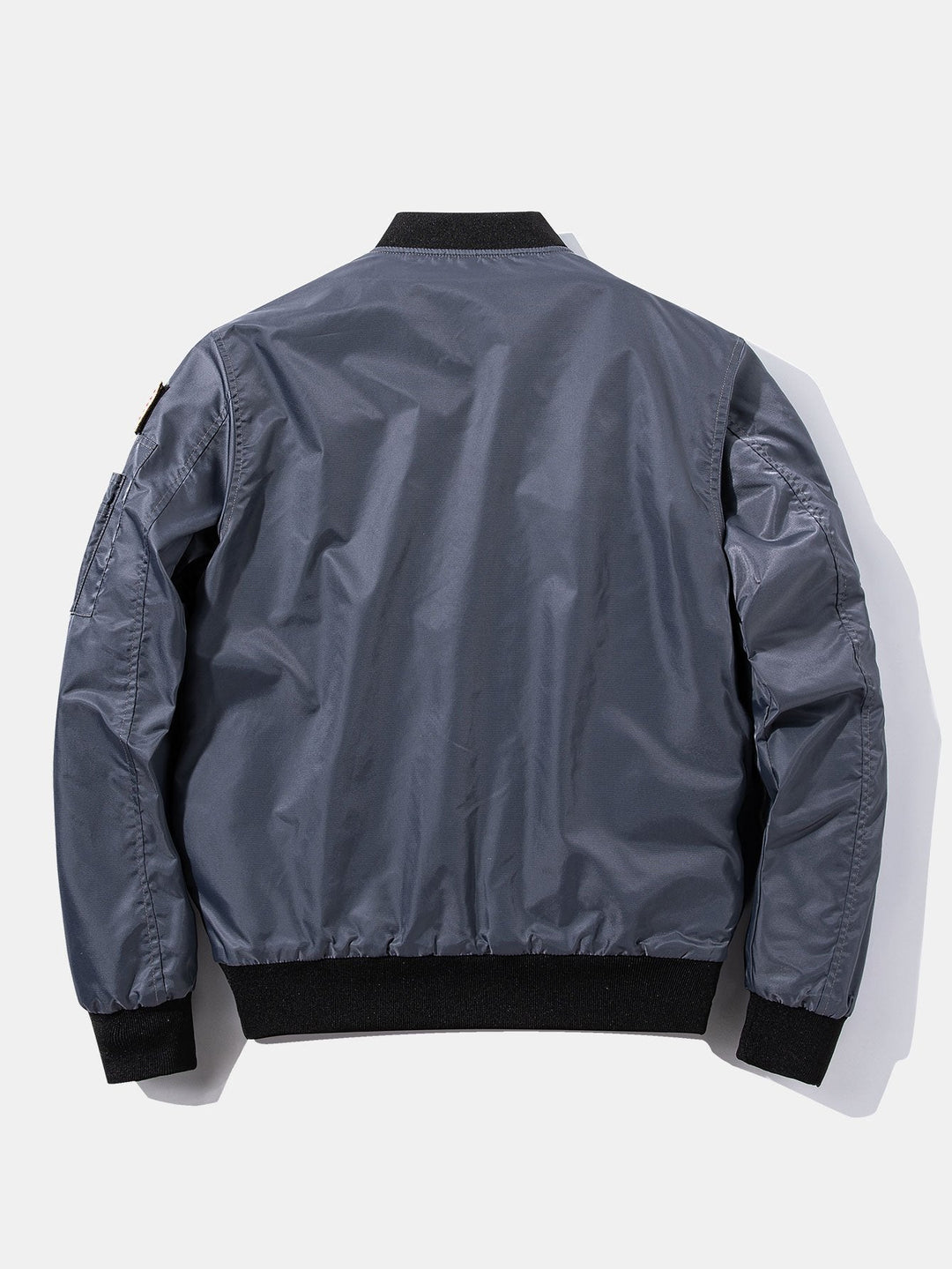 Reversible NASA Embroidered Patch Bomber Jacket