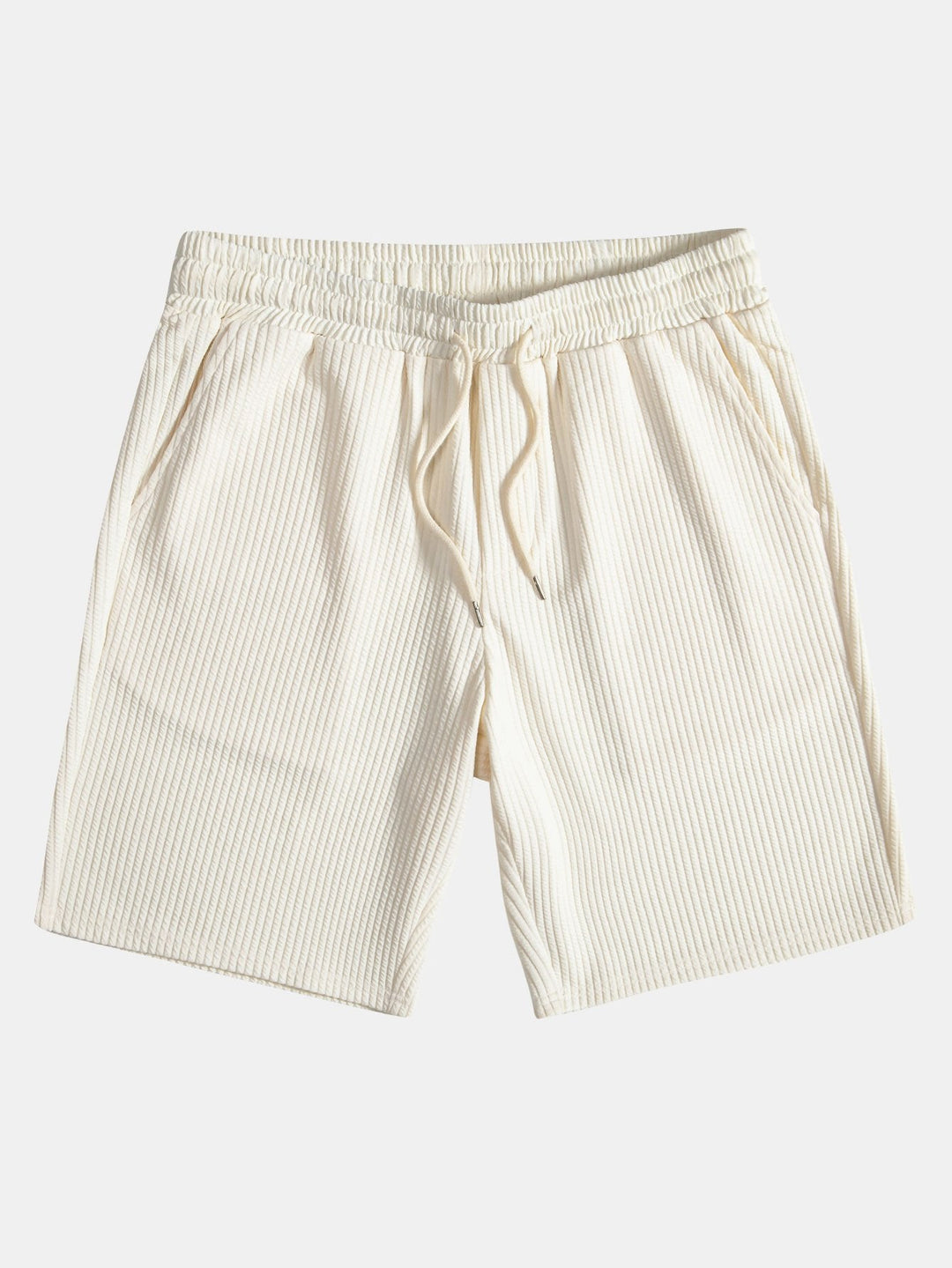 Muscle Fit Ribbed Half Zip Polo &amp; Shorts