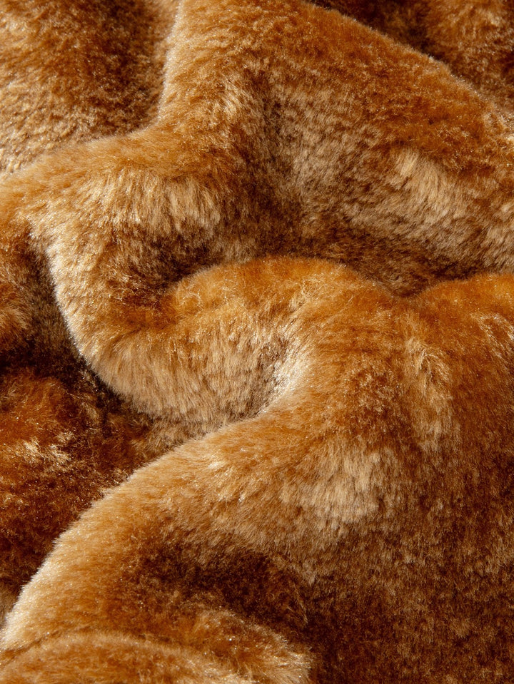 Faux Fur Lined Suede Jacket