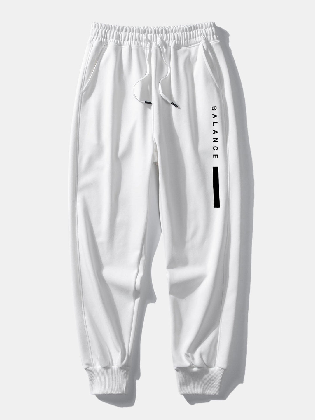Balance Stripe Print Jogging Pants