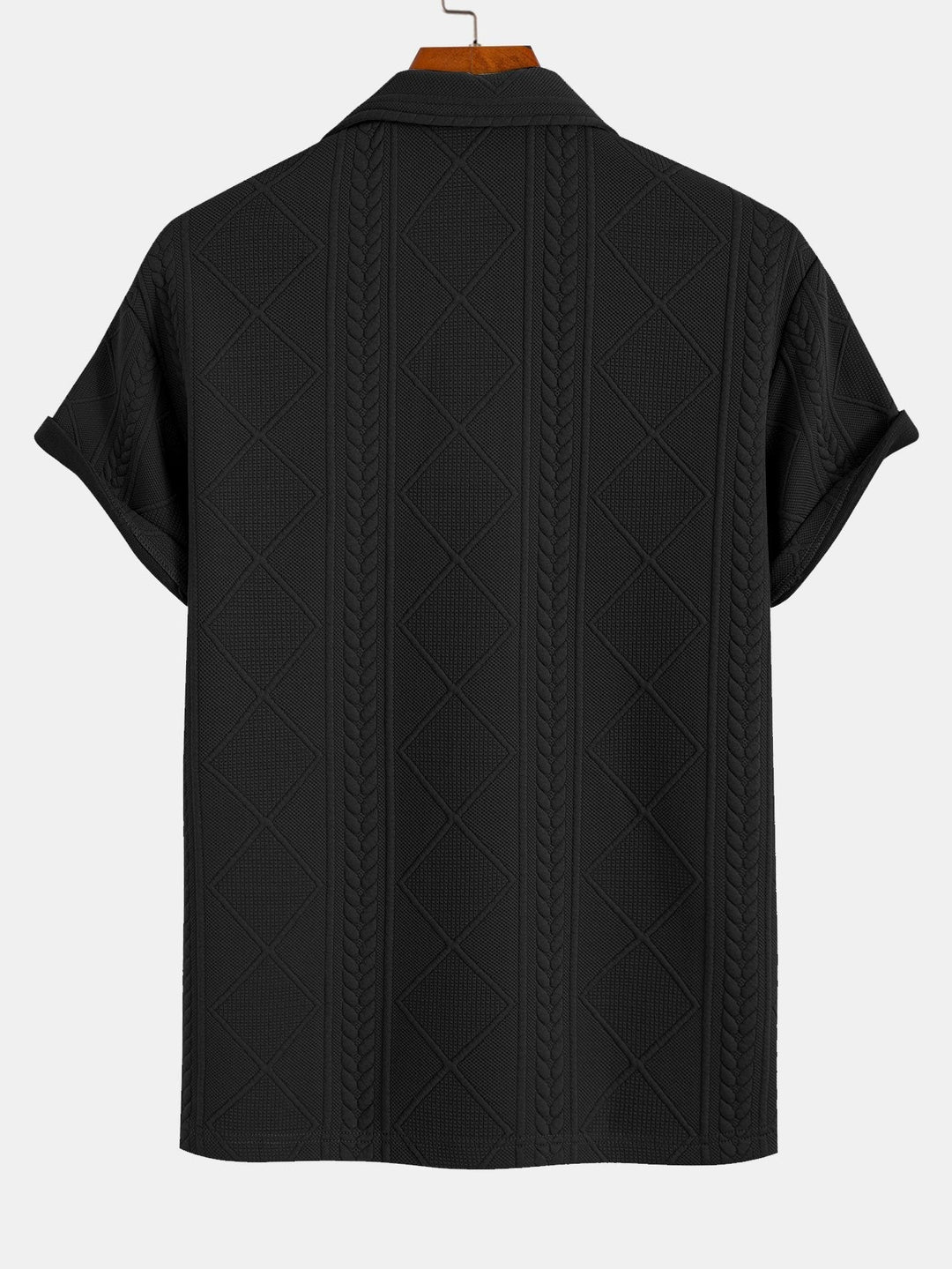 Geometric Jacquard Polo &amp; Shorts