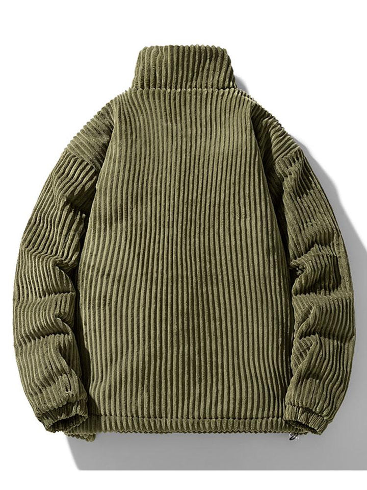 Quilted Lined Corduroy Coat