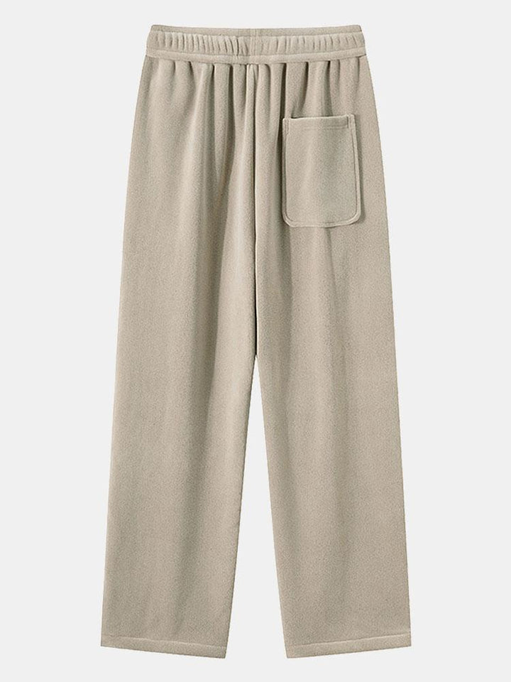 Polar Fleece Loose Fit Straight Leg Pants
