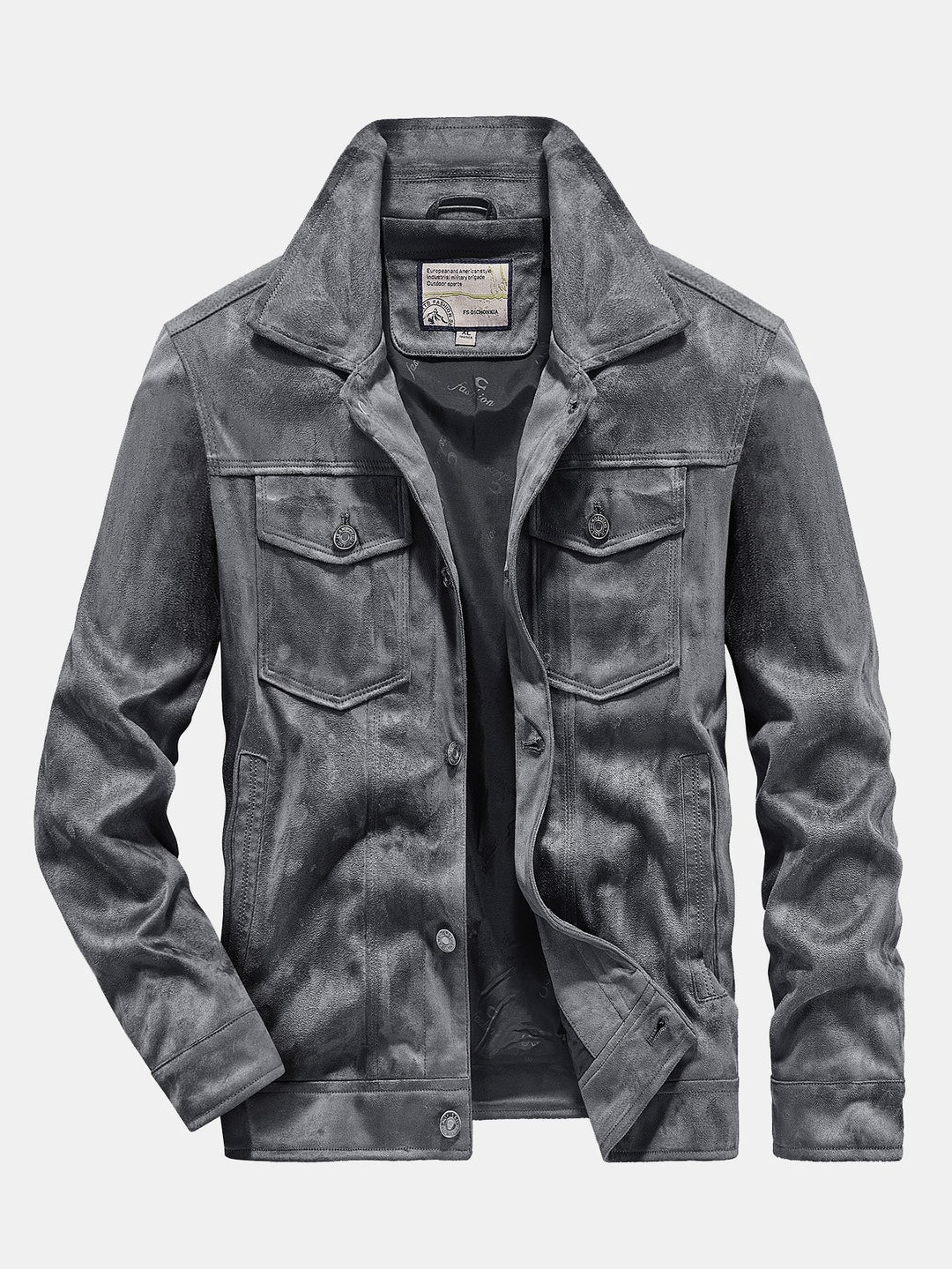 Faux Suede Jacket