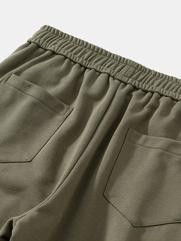 Drawstring Cotton Jogging Pants