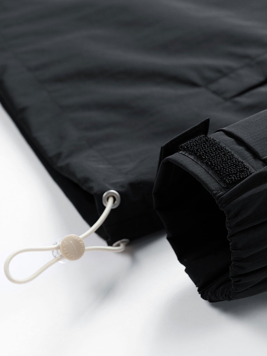 Quarter-Zip Nylon Hooded Windbreaker