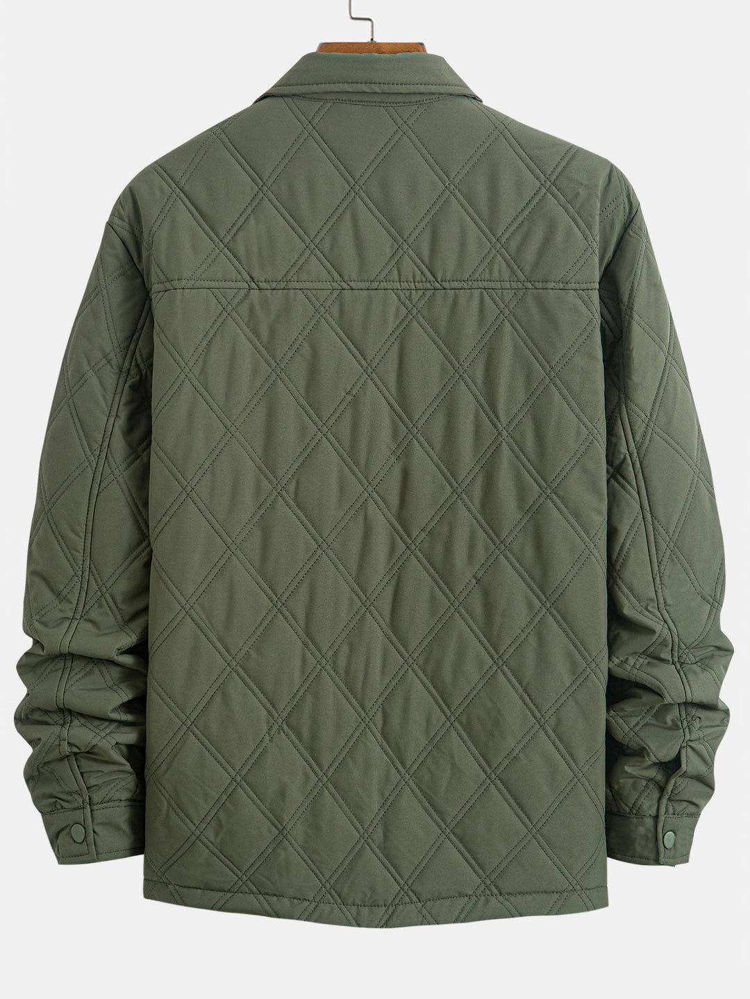 Quilted Button Up Overshirt