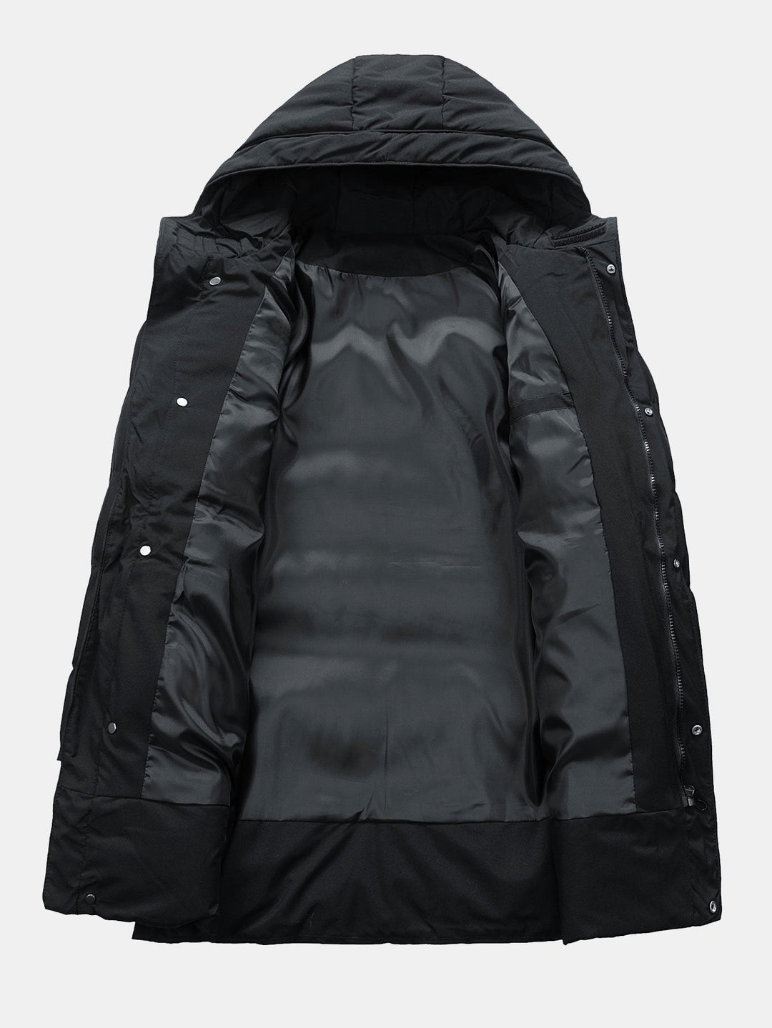 Long Line Hooded Puffer Coat