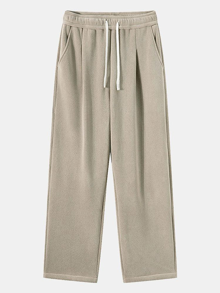 Polar Fleece Loose Fit Straight Leg Pants