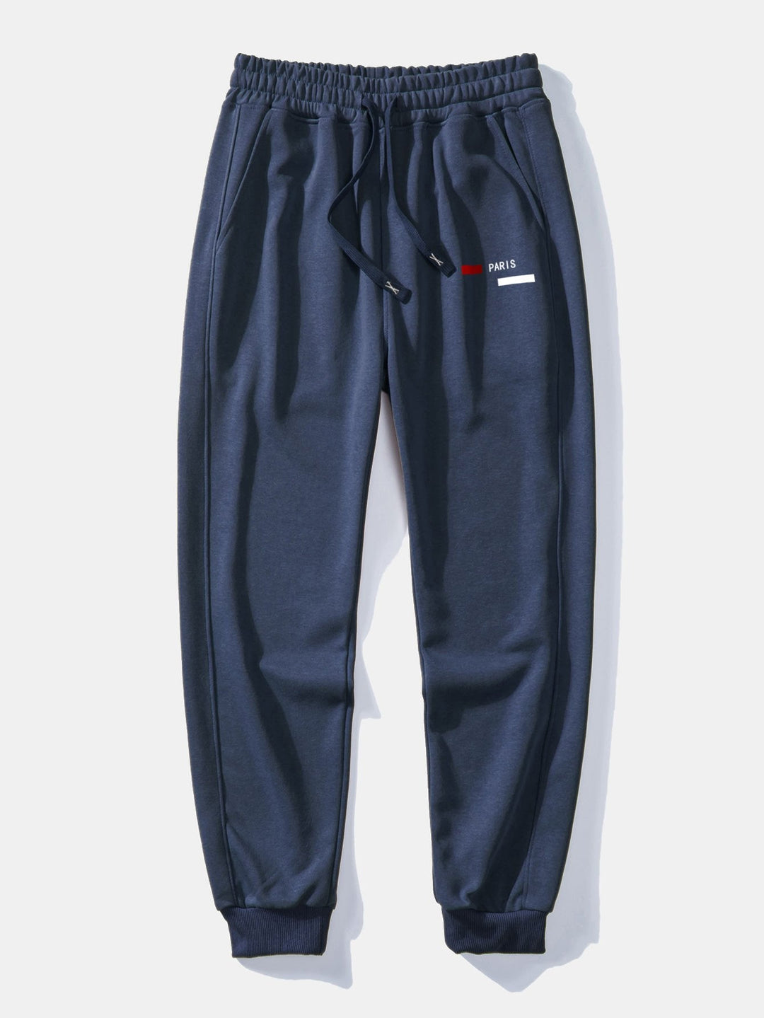 Paris Stripe Print Jogging Pants