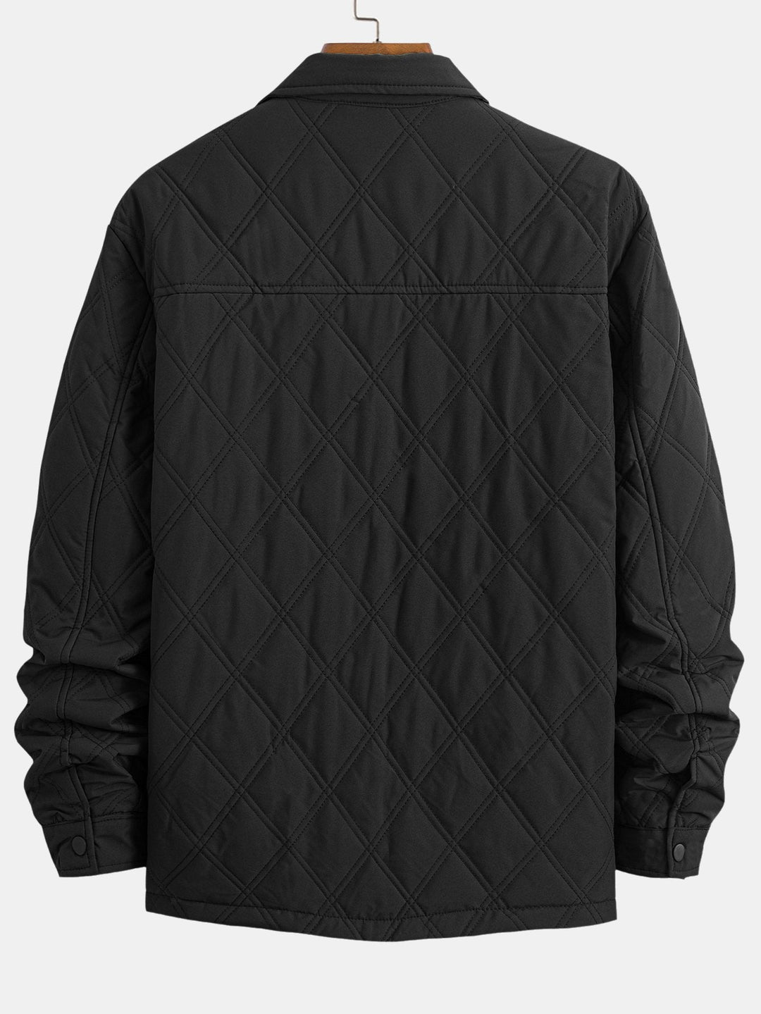 Quilted Button Up Overshirt