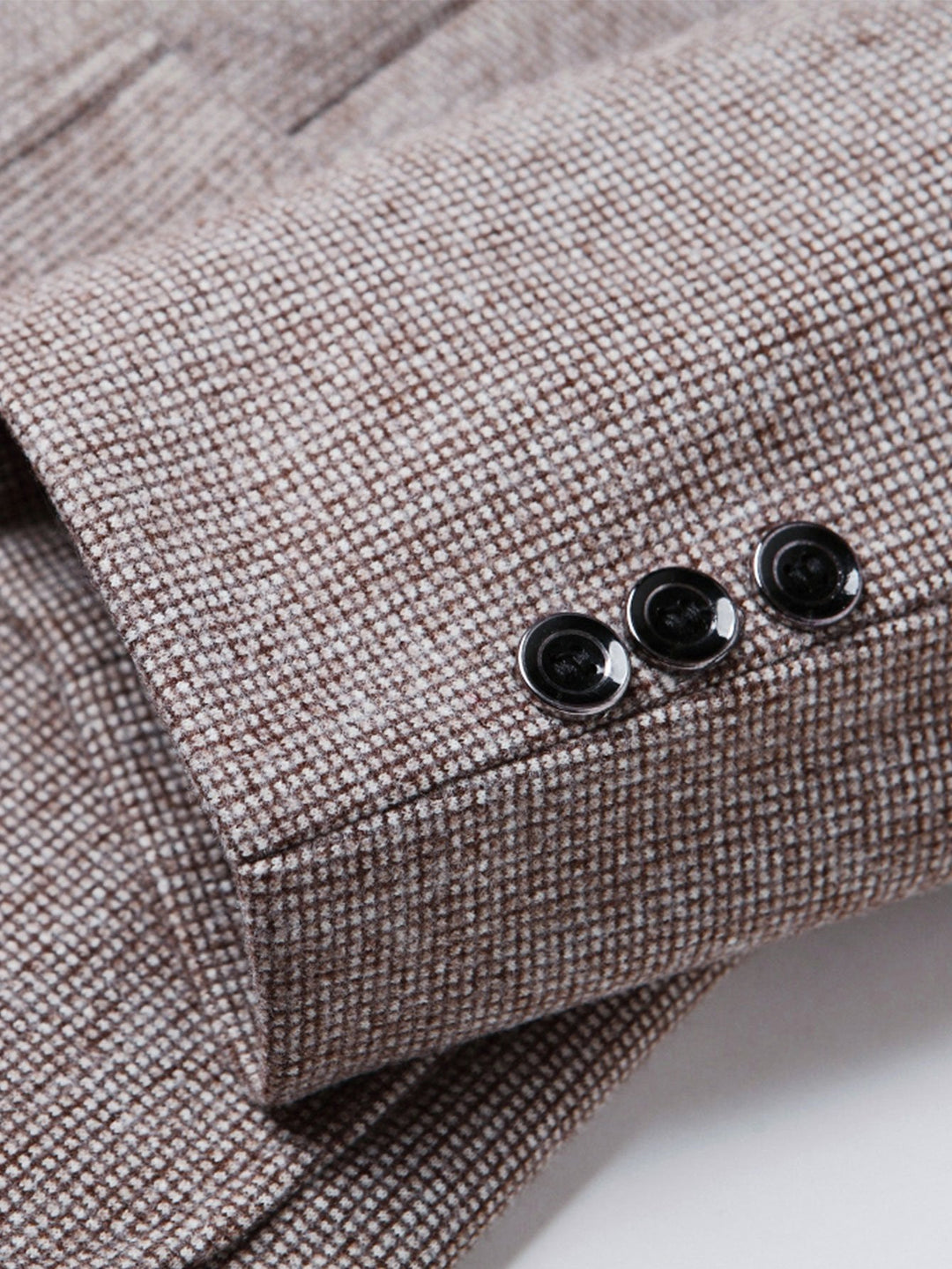 Wool Look Fine Check Blazer