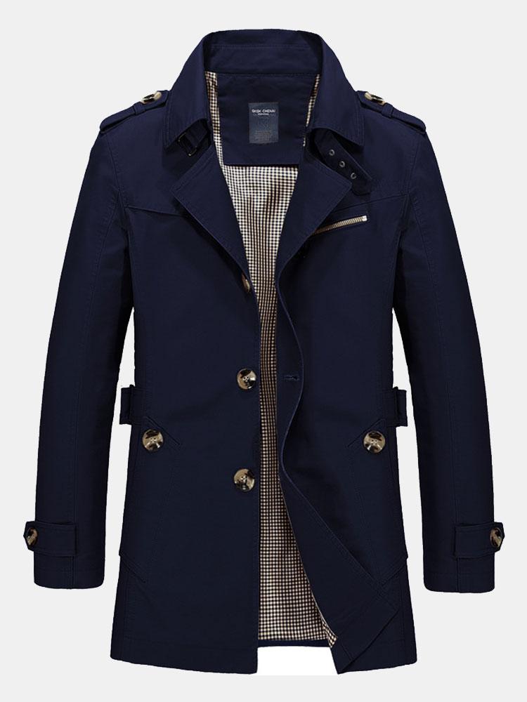Long Line Chino Coat