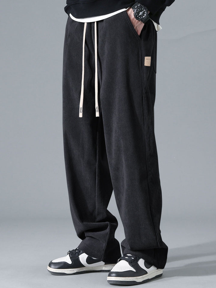 Straight Leg Corduroy Pants