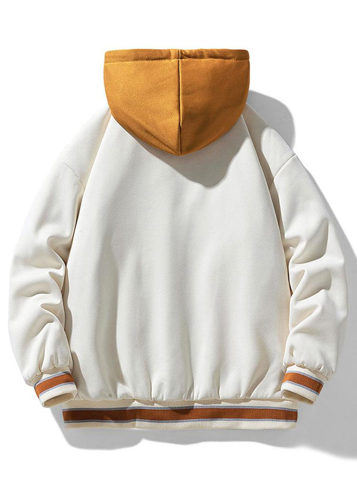 2 In 1  Hooded Baseball Jacket