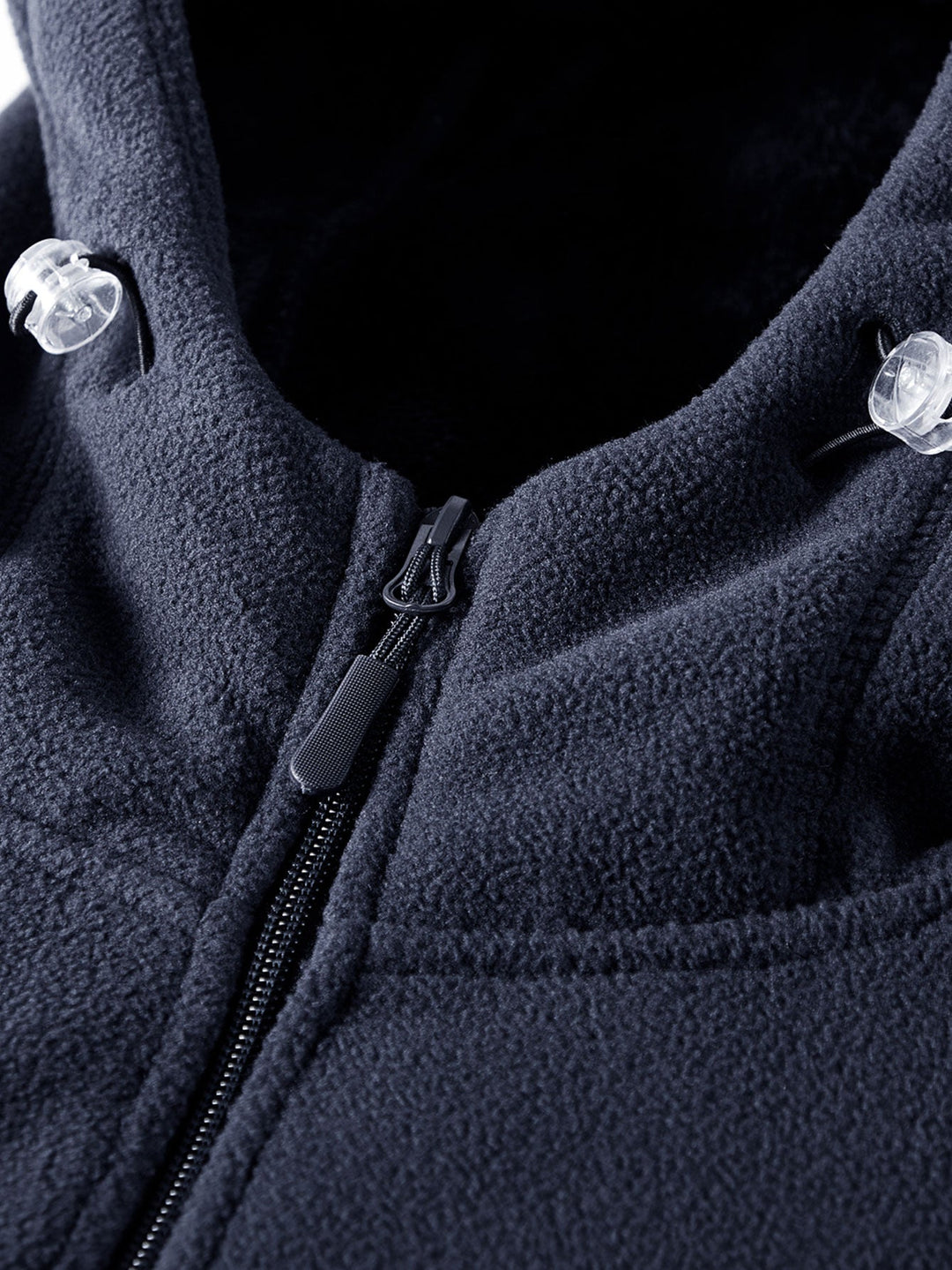 Teddy Fleece Lined Polar Fleece Hooded Coat